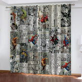 2025 NEW Spider-Man Curtains Cosplay Blackout Window Drapes Room Decoration